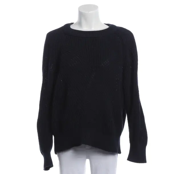 Jumper, in Navy, Cotton, Closed