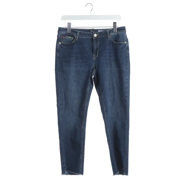 Straight Fit Jeans, in Blue, Cotton, Raffaello Rossi