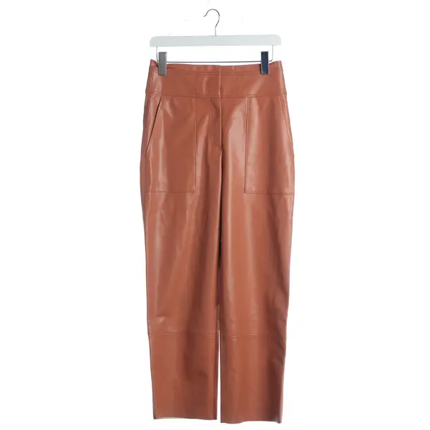 Hose, in Dunkelorange, Kunstleder, Marc Cain