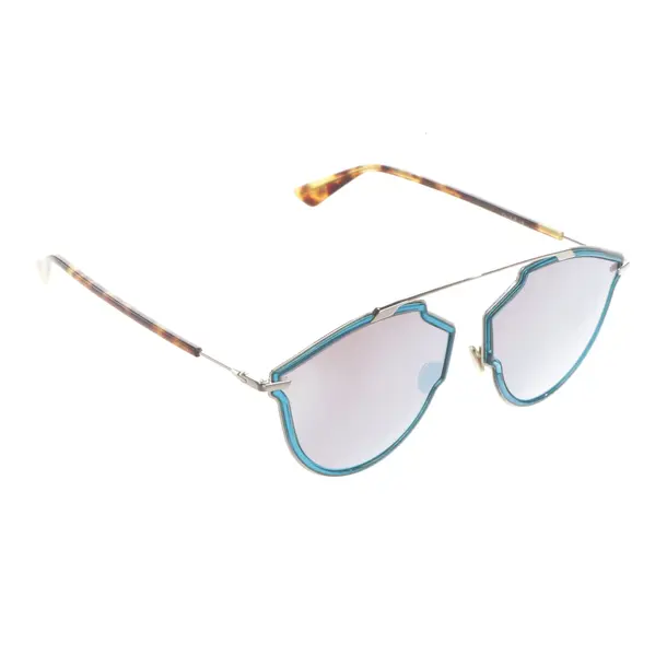 Sonnenbrille, in Silber, Kunststoff / Metall, Dior