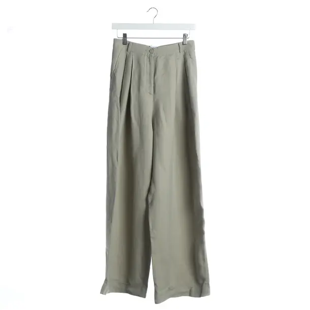 Pants, in Light Gray, Viscose, Frankie Shop