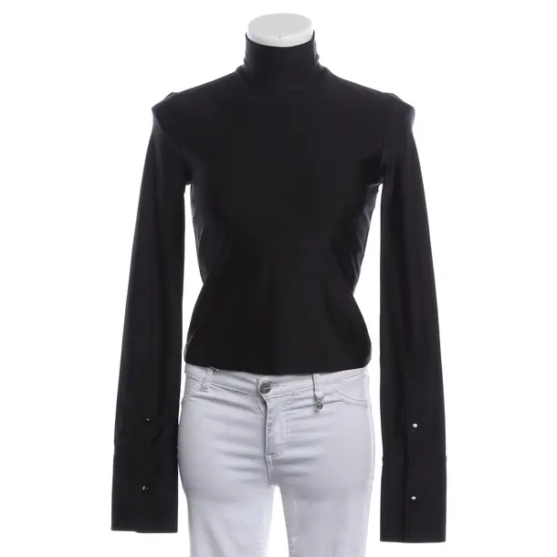 Long Sleeve Shirt, in Black, Polyamide, Alexander Wang