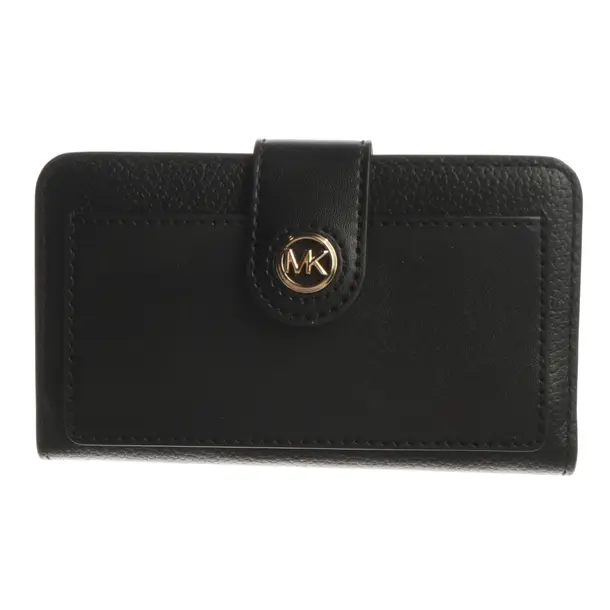 Wallet, in Black, Leather, Michael Kors