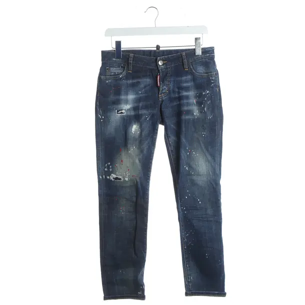 Straight Fit Jeans, in Blue, Cotton, Dsquared