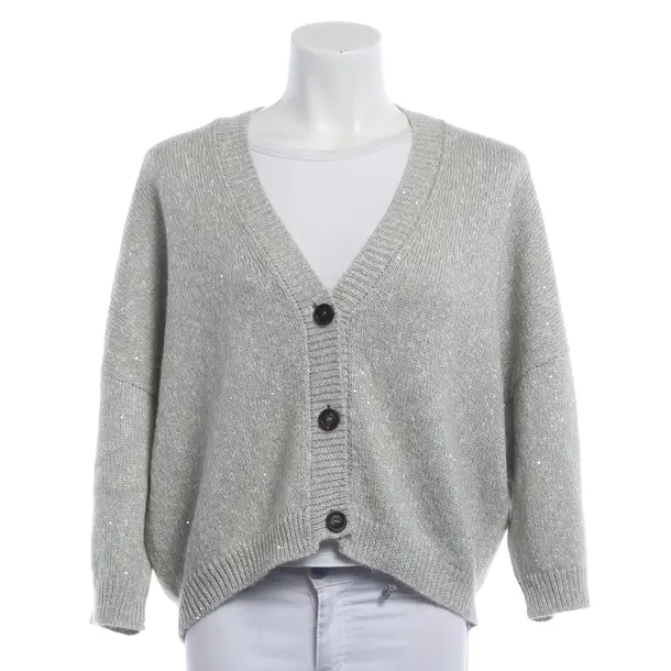 Cardigan, in Grigio, Lana, Peserico