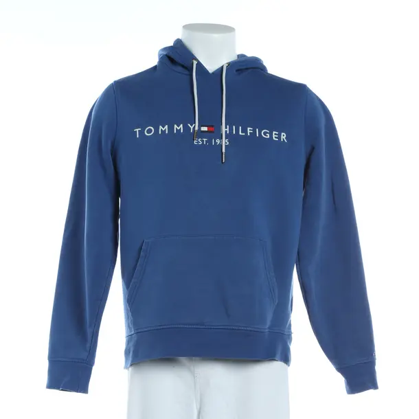 Hoodie, in Blau, Baumwolle, Tommy Hilfiger