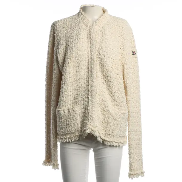 Mid-Season Jacket, in Cream, Baumwolle, Moncler