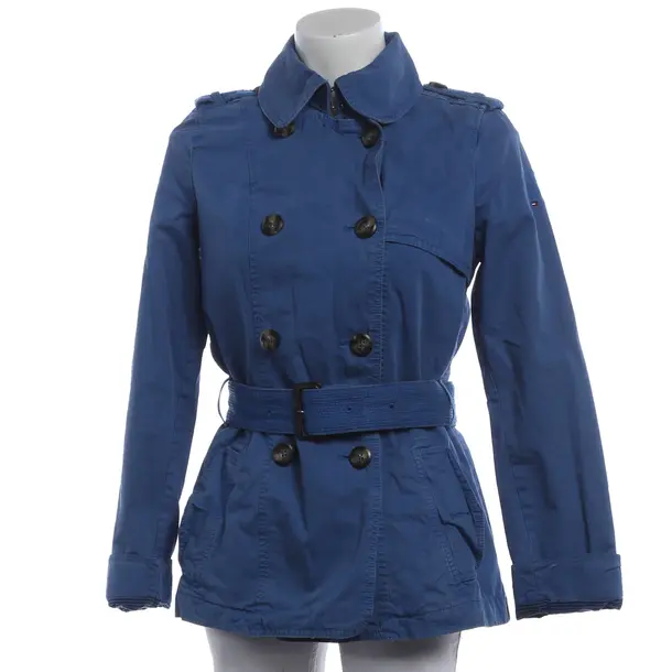 Mid-Season Jacket, in Blue, Cotton, Tommy Hilfiger