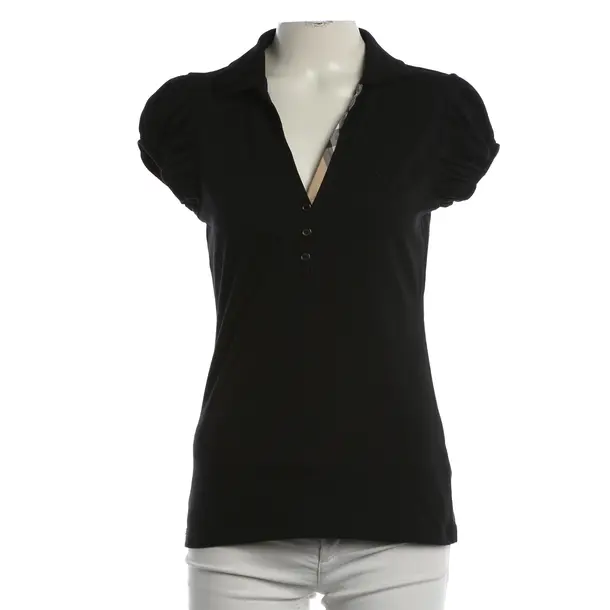 Polo Shirt, in Black, Cotton, Burberry Brit