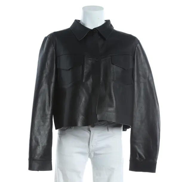 Lederjacke, in Schwarz, Leder, Marc Cain