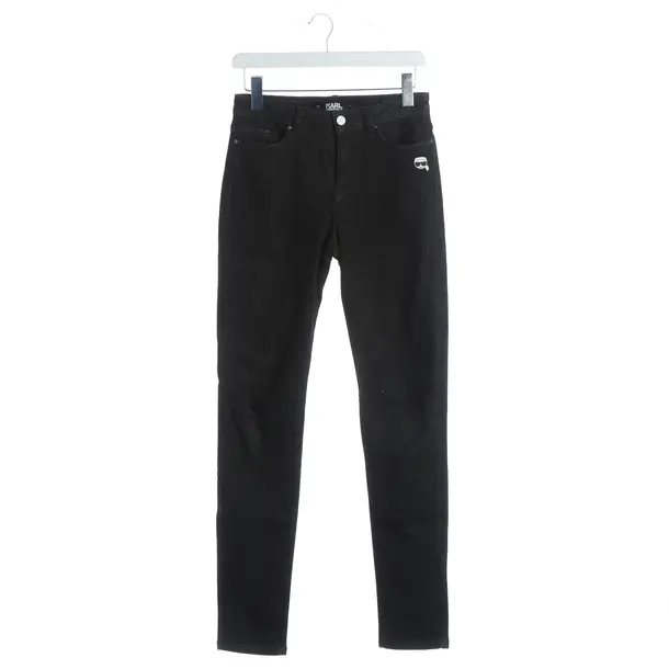 Jeans slim fit, in Grigio scuro, Cotone, Karl Lagerfeld