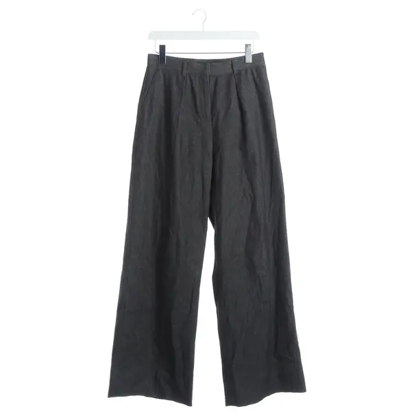 Pantaloni, in Grigio scuro, Cotone, Karl Lagerfeld