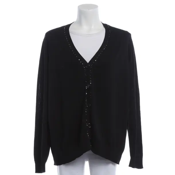 Strickjacke, in Schwarz, Baumwolle, Fabiana Filippi