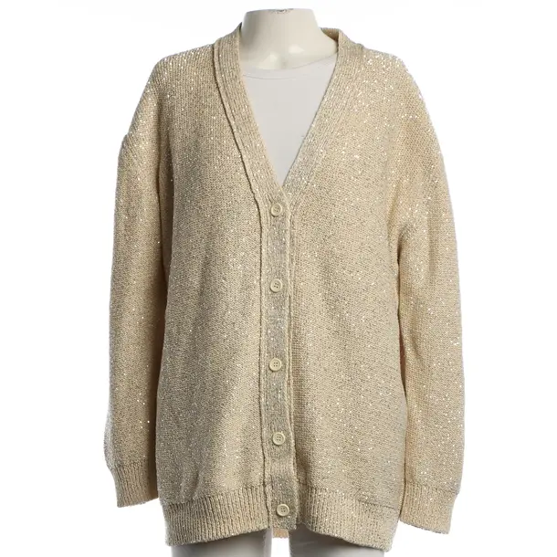 Cardigan, in Beige, Strick, Fabiana Filippi