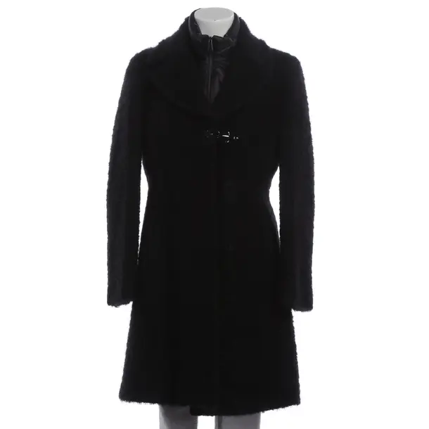 Cappotto mezza stagione, in Nero, Lana, Fay