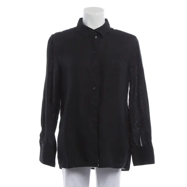 Blouse, in Black, Leinen, Marc O'Polo