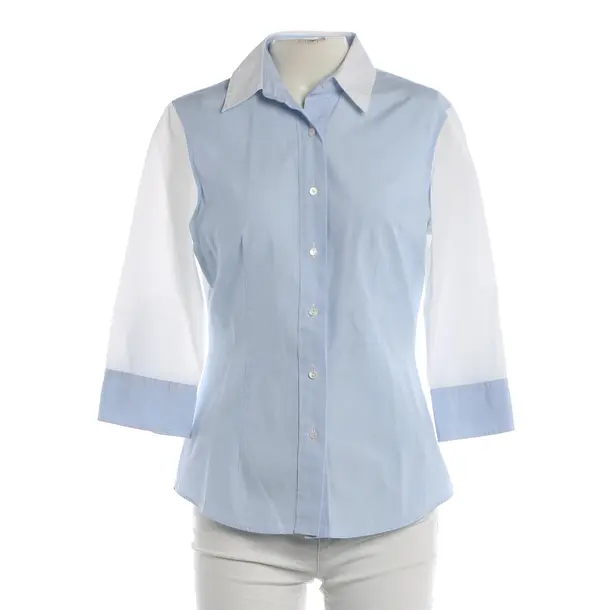 Bluse, in Blau, Baumwolle, Van Laack