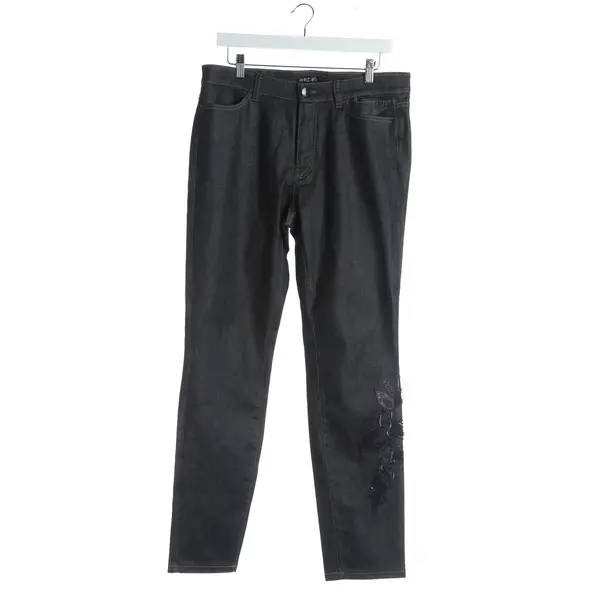 Jeans Straight Fit, in Dunkelgrau, Baumwolle, Marc Cain
