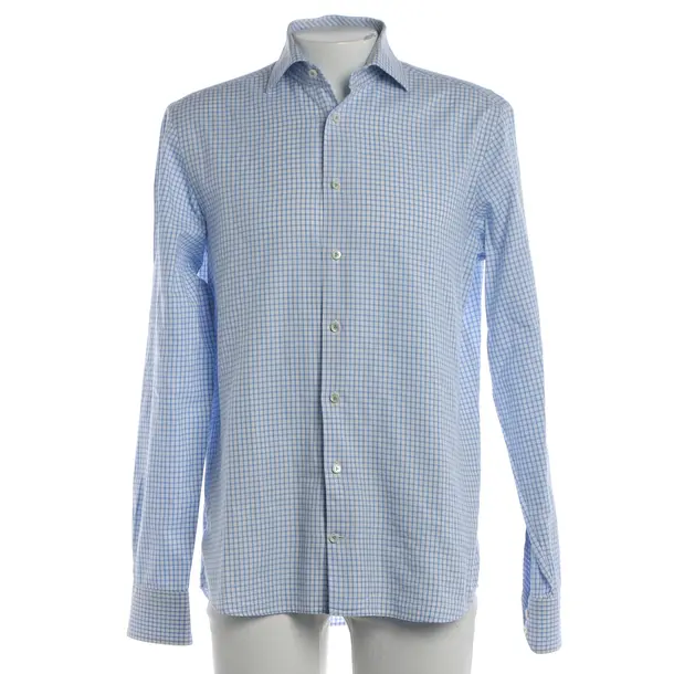 Blouse, in Blue, Cotton, Van Laack