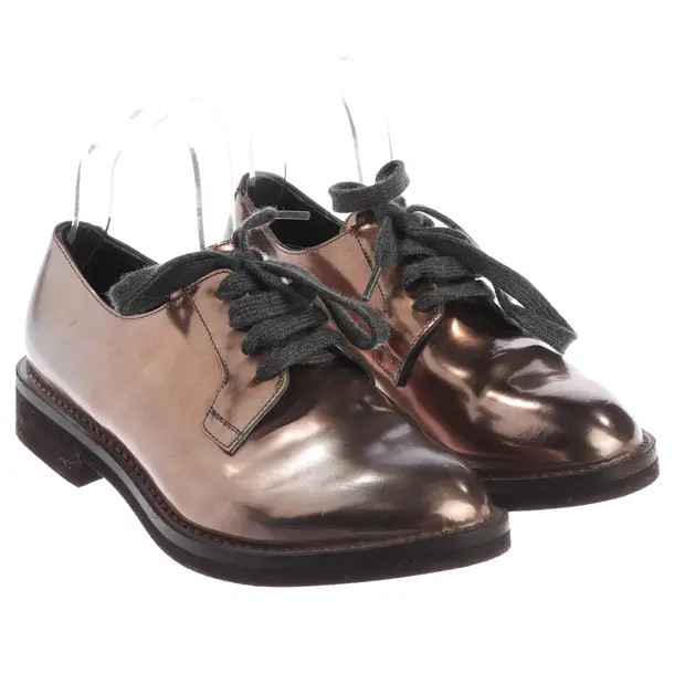 Flats, in Brown, Brunello Cucinelli