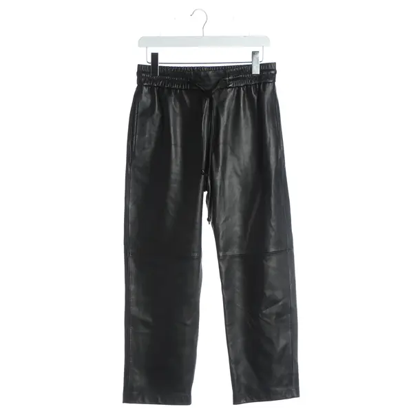 Hose, in Schwarz, Leder, Max Mara