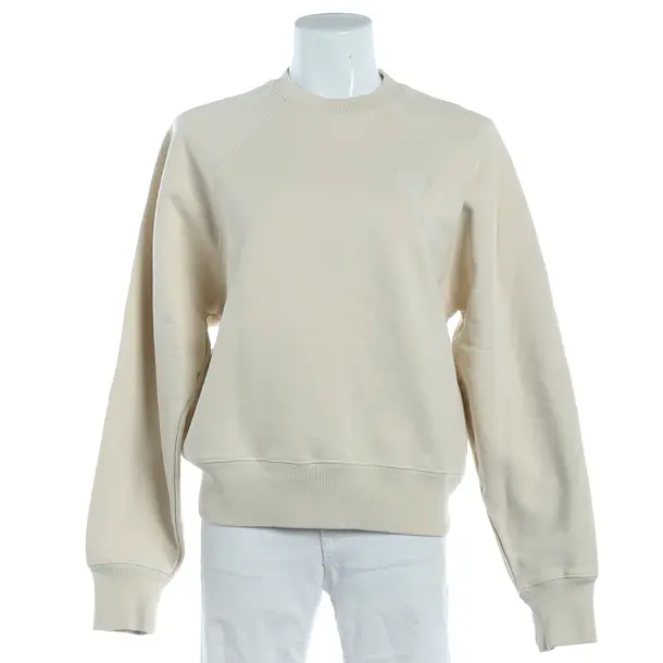 Felpa, in Crema, Cotone, Ami Paris