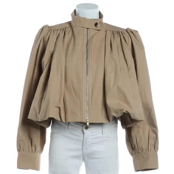 Mid-Season Jacket, in Camel, Cotton, Chloé