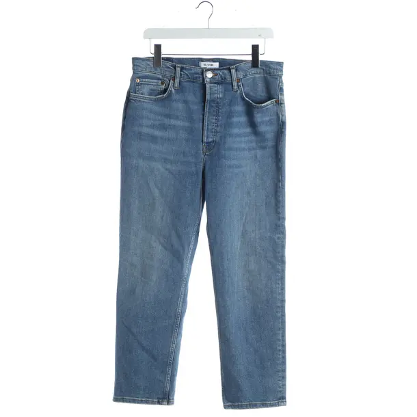 Jeans straight fit, in Blu, Cotone, Re/Fatto