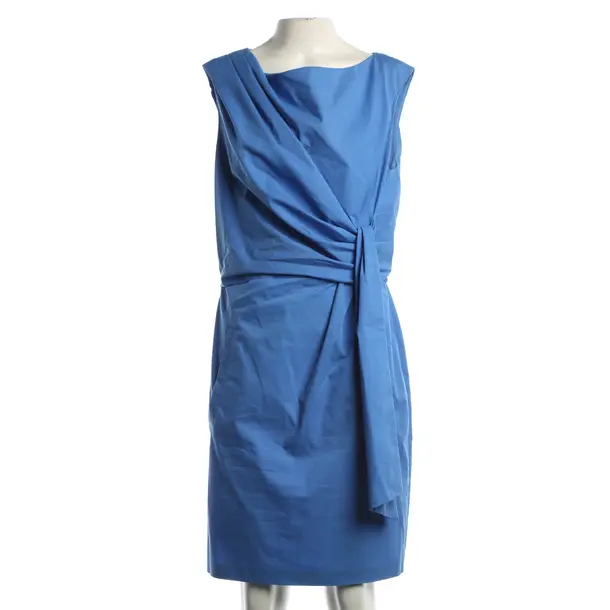 Dress, in Blue, Cotton, Diane von Furstenberg