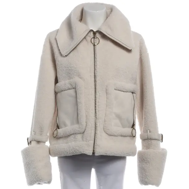 Mid-Season Jacket, in Beige, Polyester, Elisabetta Franchi