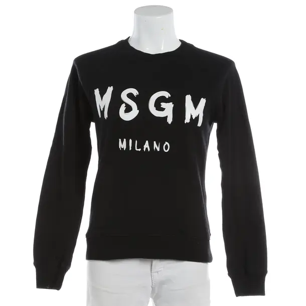 Sweatshirt, in Schwarz, Baumwolle, MSGM