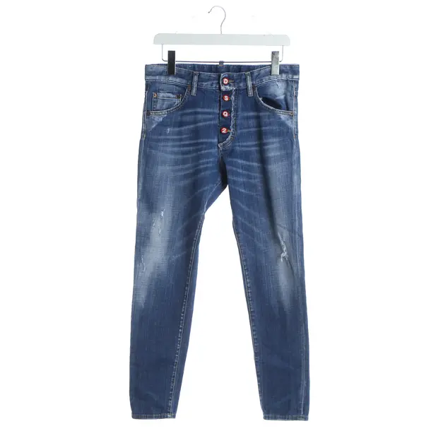 Straight Fit Jeans, in Blue, Cotton, Dsquared