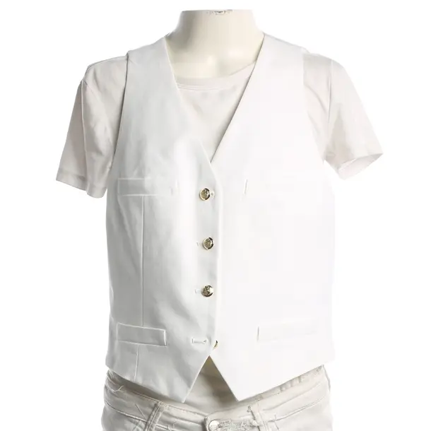 Weste, in Weiß, Baumwolle, Ralph Lauren Black Label