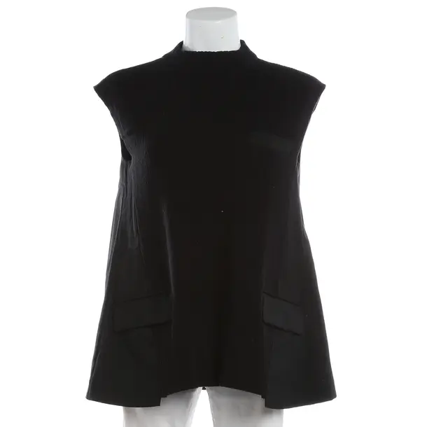 Top, in Black, Cotton, Sacai