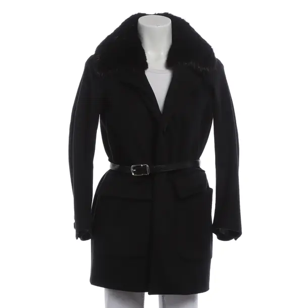 Winter Coat, in Black, Wool, Dsquared
