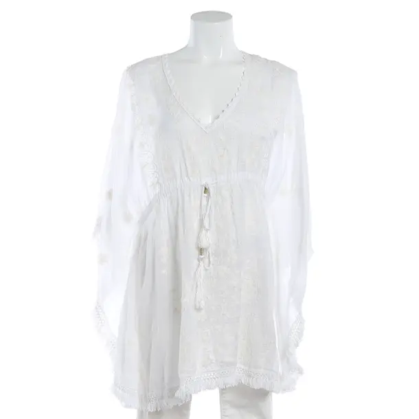 Tunic, in White, Rayon, Melissa Odabash