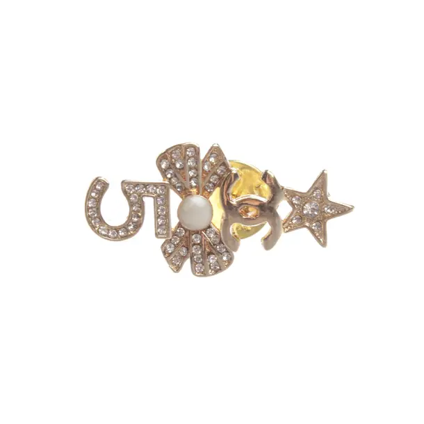Brooch, in Gold, Metal (metallic, metallized), Chanel