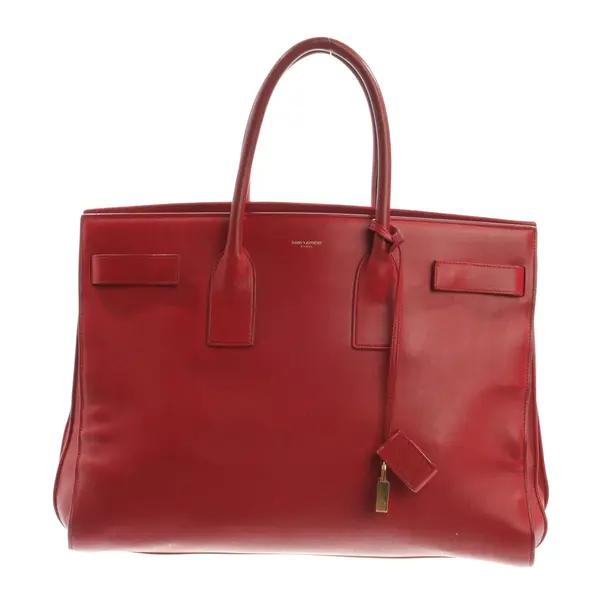 Handtasche, in Rot, Leder, Saint Laurent