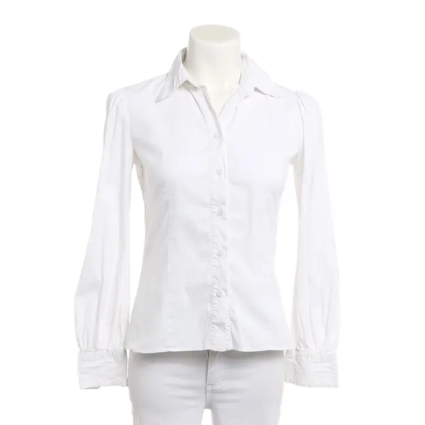 Blouse, in Beige, Cotton, Prada