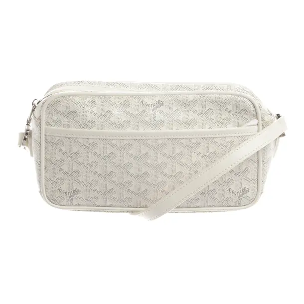 Shoulder Bag, in White, Leather, Goyard