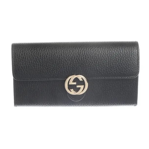 Wallet, in Black, Leather, Gucci