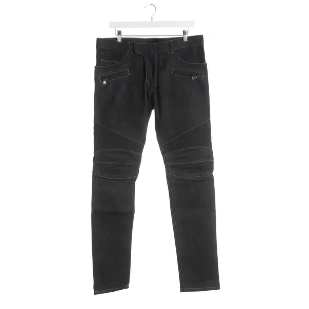 Slim Fit Jeans, in Navy, Cotton, Balmain
