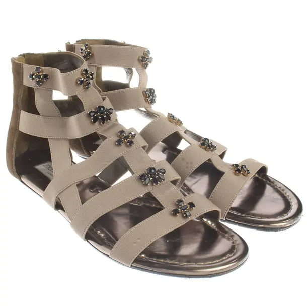 Sandals, in Olive Green, Jimmy Choo
