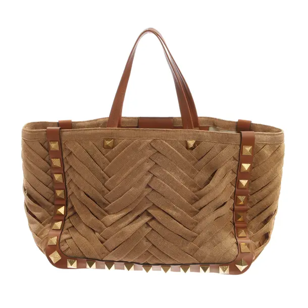 Handbag, in Light Brown, Other Material, Valentino