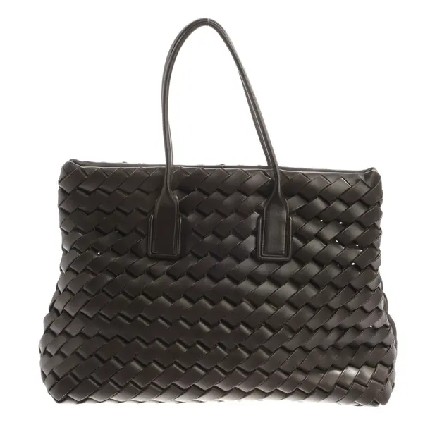 Shoulder Bag, in Dark Brown, Leather, Bottega Veneta