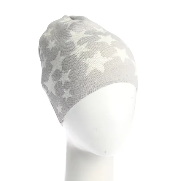 Beanie, in Light Gray, Wool, Jimmy Choo