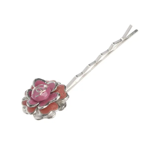 Hair Clip, in Silver, Metal (metallic, metallized), Chanel