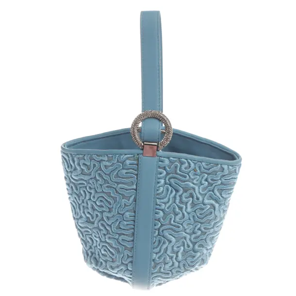 Handbag, in Blue, Cotton, Ermanno Scervino