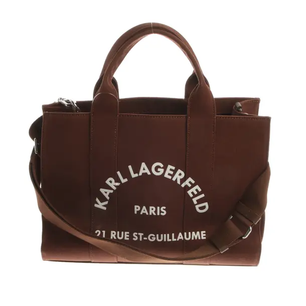 Handtasche, in Braun, Polyester, Karl Lagerfeld