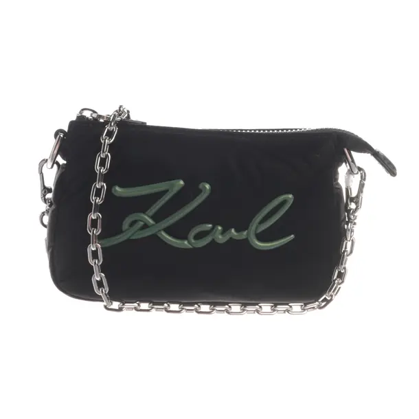 Abendtasche, in Schwarz, Polyamid, Karl Lagerfeld